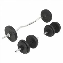 Barbell and Dumbbell Set 30 kg -Sports Shop Barbell and Dumbbell Set 30 kg 495323 2