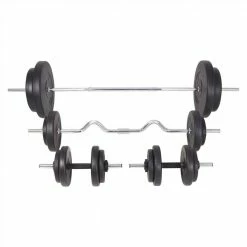 Barbell and Dumbbell Set 90 kg -Sports Shop Barbell and Dumbbell Set 90 kg 495326 2