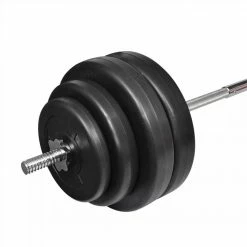 Barbell with Plates Set 60 kg 8 Barbell with Plates Set 60 kg -Sports Shop Barbell with Plates Set 60 kg 487504 2
