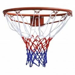 Basketball Goal Hoop Set Rim with Net Orange 45 cm -Sports Shop Basketball Goal Hoop Set Rim with Net Orange 45 cm 428506 1
