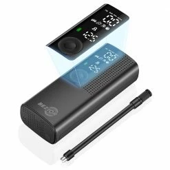 Bezior Mini Inflator Air Compressor Pump 2000mAh 120PSI with Digital Gauge for Bike Car Tyre -Sports Shop Bezior Mini Inflator Air Compressor Pump 499873 2