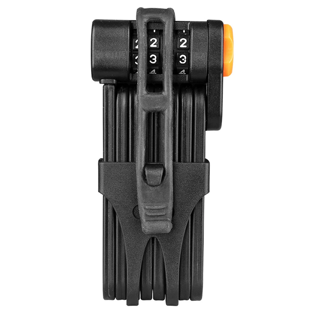 Bicycle Folding Lock Lengthen Anti Theft Heavy Duty Strong Foldable Lock For E Bike Scooter Motorcycle 4 Bicycle Folding Lock Lengthen Anti Theft Heavy Duty Strong Foldable Lock For E Bike Scooter Motorcycle - Image 2