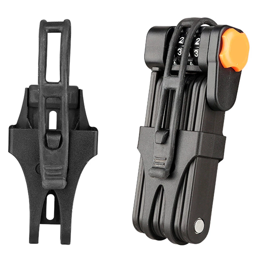 Bicycle Folding Lock Lengthen Anti Theft Heavy Duty Strong Foldable Lock For E Bike Scooter Motorcycle 6 Bicycle Folding Lock Lengthen Anti Theft Heavy Duty Strong Foldable Lock For E Bike Scooter Motorcycle - Image 4