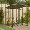 Bicycle Shed 190x190x222 cm Steel Black -Sports Shop Bicycle Shed 190x190x222 cm Steel Black 499631 0