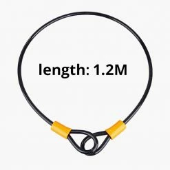 Bicycle U Lock with 1.2m Cable Anti-theft Heavy Duty Bike Password Lock Alloy for E-bikes, Motorcycles, Scooters -Sports Shop Bicycle U Lock with 1 2m Cable Anti theft 518204 3