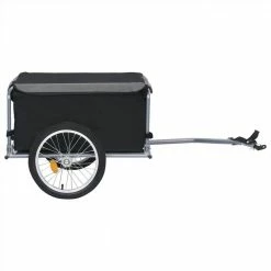 Bike Cargo Trailer Black and Grey 65 kg -Sports Shop Bike Cargo Trailer Black and Grey 65 kg 462350 2
