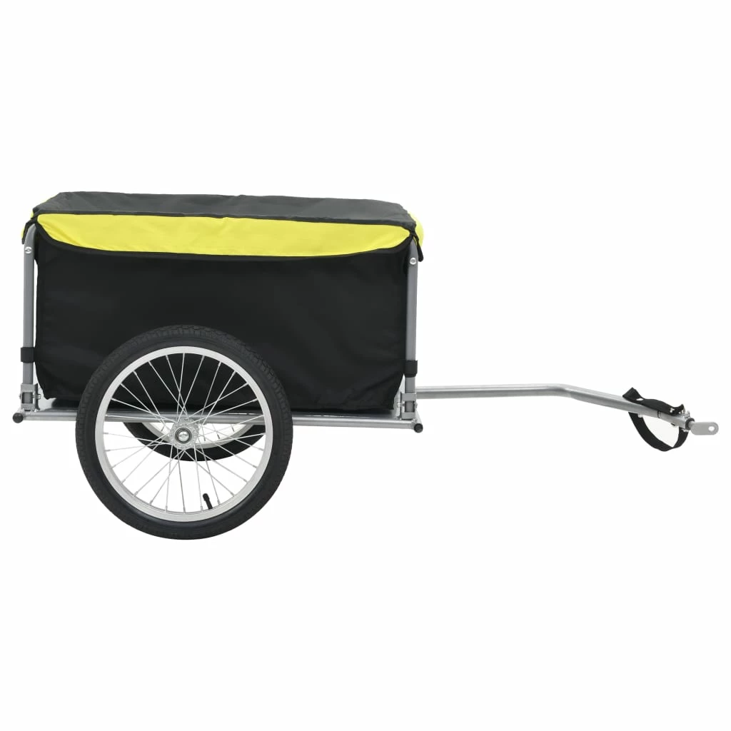 Bike Cargo Trailer Black and Yellow 65 kg 4 Bike Cargo Trailer Black and Yellow 65 kg - Image 2