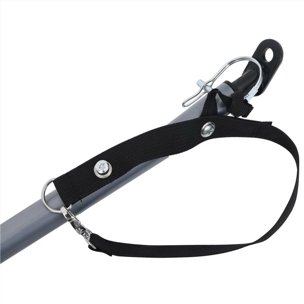 Bike Cargo Trailer Grey and Orange 65 kg 6 Bike Cargo Trailer Grey and Orange 65 kg - Image 4