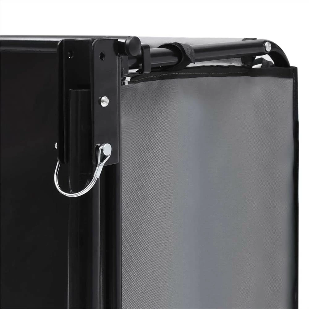 Bike Cargo Trailer Grey and Orange 65 kg 7 Bike Cargo Trailer Grey and Orange 65 kg - Image 5