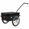 Bike Cargo Trailer/Hand Wagon 155x61x83 cm Steel Black -Sports Shop Bike Cargo Trailer Hand Wagon 155x61x83 cm Steel Black 427161 0