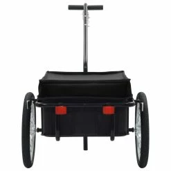 Bike Cargo Trailer/Hand Wagon 155x61x83 cm Steel Black -Sports Shop Bike Cargo Trailer Hand Wagon 155x61x83 cm Steel Black 427161 3