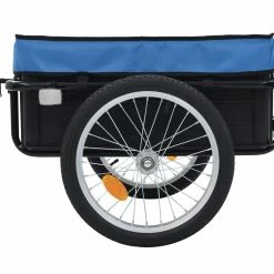 Bike Cargo Trailer/Hand Wagon 155x61x83 cm Steel Blue -Sports Shop Bike Cargo Trailer Hand Wagon 155x61x83 cm Steel Blue 427224 4