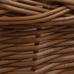 Bike Front Basket with Cover 50x45x35 cm Natural Willow -Sports Shop Bike Front Basket with Cover 50x45x35 cm Natural Willow 427228 2