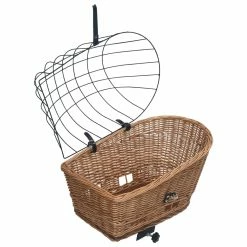 Bike Rear Basket with Cover 55x31x36 cm Natural Willow 12 Bike Rear Basket with Cover 55x31x36 cm Natural Willow -Sports Shop Bike Rear Basket with Cover 55x31x36 cm Natural Willow 428552 4
