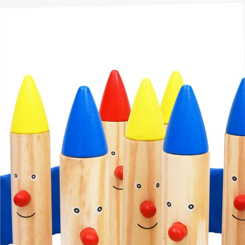 Bowling Game Multicolour Solid Pinewood 8 Bowling Game Multicolour Solid Pinewood - Image 6