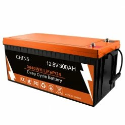 CHINS LiFePO4 Battery 12V 300Ah Lithium Battery - Built-in 200A BMS, Perfect for Replacing Most of Backup Power, Home Energy Storage and Off-Grid etc. -Sports Shop CHINS 12V 300Ah LiFePO4 Lithium Battery 516679 5