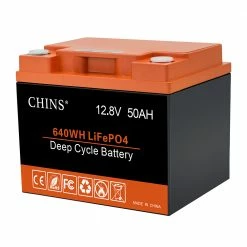 CHINS 12V 50Ah LiFePO4 Battery, Built-in 50A BMS, 2000+ Cycles, Perfect for RV, Caravan, Solar, Marine, Home Storage and Off-Grid 11 CHINS 12V 50Ah LiFePO4 Battery, Built-in 50A BMS, 2000+ Cycles, Perfect for RV, Caravan, Solar, Marine, Home Storage and Off-Grid -Sports Shop CHINS 12V 50Ah LiFePO4 Lithium Battery 516661 4