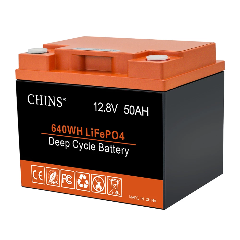 CHINS 12V 50Ah LiFePO4 Battery, Built-in 50A BMS, 2000+ Cycles, Perfect for RV, Caravan, Solar, Marine, Home Storage and Off-Grid 7 CHINS 12V 50Ah LiFePO4 Battery, Built-in 50A BMS, 2000+ Cycles, Perfect for RV, Caravan, Solar, Marine, Home Storage and Off-Grid - Image 5