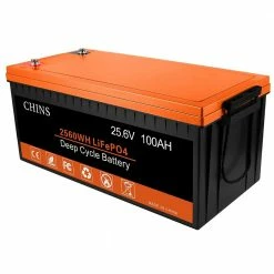 CHINS LiFePO4 Battery 24V 100Ah Lithium Battery - Built-in 100A BMS, 2000+ Cycles, Perfect for RV, Home Storage and Off-Grid -Sports Shop CHINS 24V 100Ah LiFePO4 Lithium Battery 516662 2