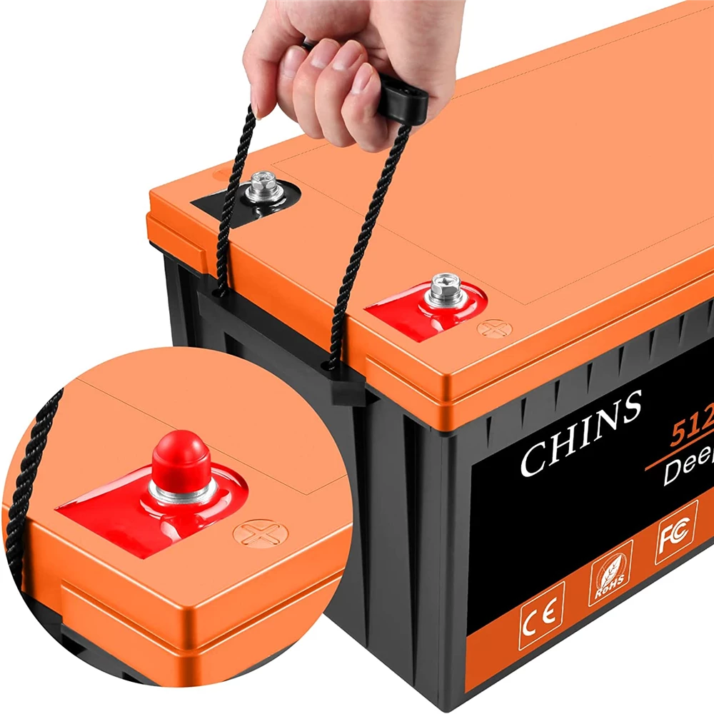 CHINS LiFePO4 Battery 24V 200Ah Lithium Battery - Built-in 200A BMS, 2000+ Cycles, Perfect for RV, Home Storage and Off-Grid 7 CHINS LiFePO4 Battery 24V 200Ah Lithium Battery - Built-in 200A BMS, 2000+ Cycles, Perfect for RV, Home Storage and Off-Grid - Image 5