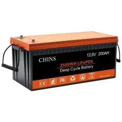 CHINS LiFePO4 Battery 12V 200AH Plus Lithium Battery - Built-in 200A BMS, Perfect for Replacing Most of Backup Power, Home Energy Storage and Off-Grid 11 CHINS LiFePO4 Battery 12V 200AH Plus Lithium Battery - Built-in 200A BMS, Perfect for Replacing Most of Backup Power, Home Energy Storage and Off-Grid -Sports Shop CHINS Smart 12V 200AH LiFePO4 Battery 516677 3