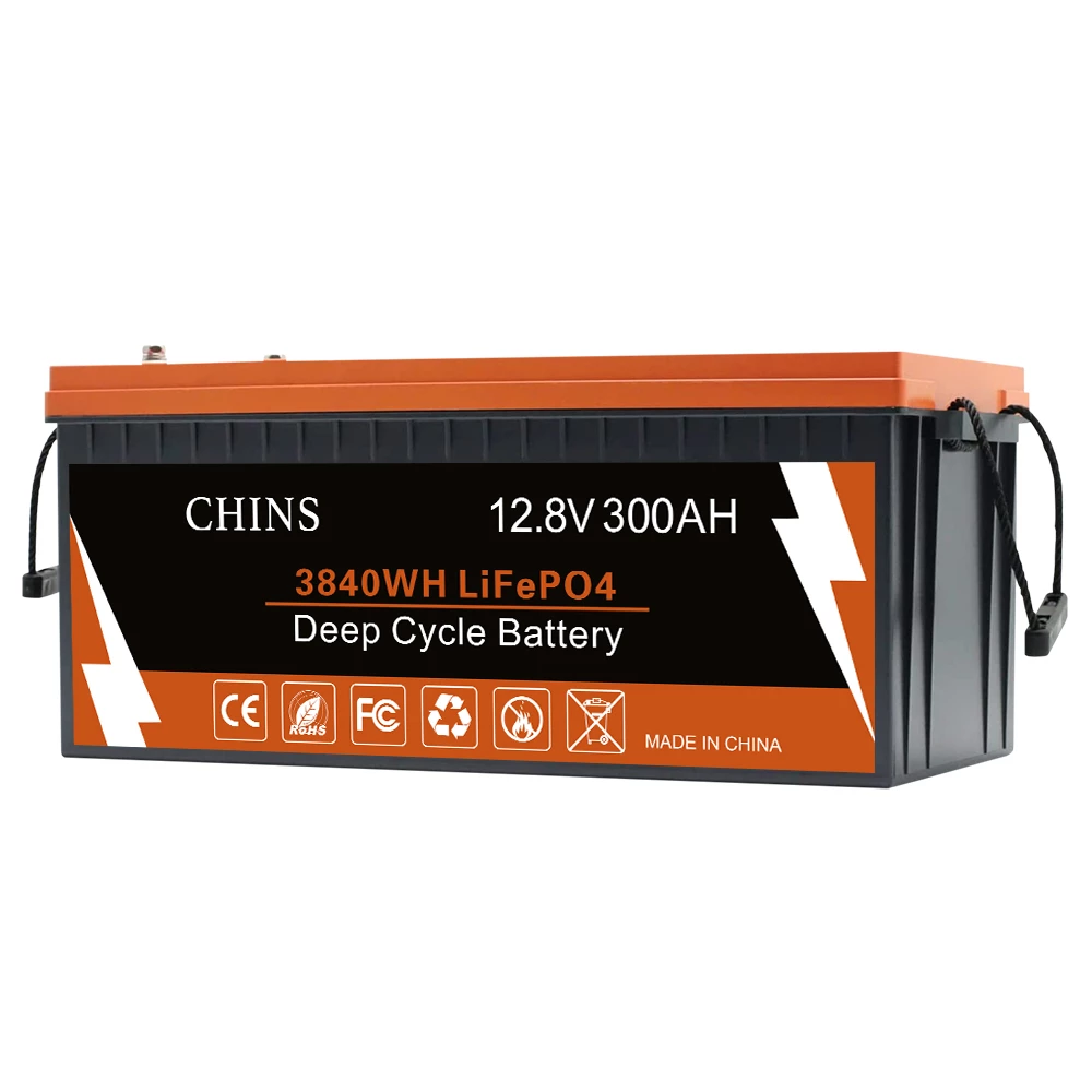 CHINS LiFePO4 Battery 12V 300Ah Lithium Battery - Built-in 200A BMS, Perfect for Replacing Most of Backup Power, Home Energy Storage and Off-Grid 8 CHINS LiFePO4 Battery 12V 300Ah Lithium Battery - Built-in 200A BMS, Perfect for Replacing Most of Backup Power, Home Energy Storage and Off-Grid - Image 6