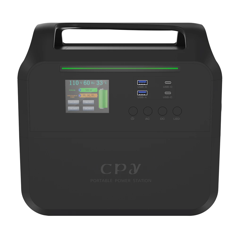 CPY 1000W Portable Power Station 748Wh Battery, 6 Outputs, Charge to 80% in 1 Hour, Detachable Function, LCD Display 8 CPY 1000W Portable Power Station 748Wh Battery, 6 Outputs, Charge to 80% in 1 Hour, Detachable Function, LCD Display - Image 6