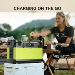 CTECHi GT1500 1500W Portable Power Station, 1210Wh LiFePO4 Battery, Pure Sine Wave Solar Generator, 60W PD Fast Charging 10 CTECHi GT1500 1500W Portable Power Station, 1210Wh LiFePO4 Battery, Pure Sine Wave Solar Generator, 60W PD Fast Charging -Sports Shop CTECHi GT1500 1500W 1210Wh Portable Power Station 516996 2