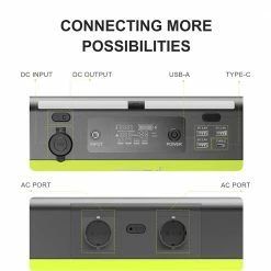 CTECHi GT1500 1500W Portable Power Station, 1210Wh LiFePO4 Battery, Pure Sine Wave Solar Generator, 60W PD Fast Charging 12 CTECHi GT1500 1500W Portable Power Station, 1210Wh LiFePO4 Battery, Pure Sine Wave Solar Generator, 60W PD Fast Charging -Sports Shop CTECHi GT1500 1500W 1210Wh Portable Power Station 516996 4