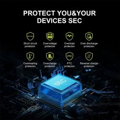 CTECHi GT1500 1500W Portable Power Station, 1210Wh LiFePO4 Battery, Pure Sine Wave Solar Generator, 60W PD Fast Charging 13 CTECHi GT1500 1500W Portable Power Station, 1210Wh LiFePO4 Battery, Pure Sine Wave Solar Generator, 60W PD Fast Charging -Sports Shop CTECHi GT1500 1500W 1210Wh Portable Power Station 516996 5