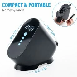 CYCPLUS D10 20PSI SUP Pump Inflatable Air Pump 12V Electronic Air Inflator For Outdoor Paddle Board Kayak Boat Accessory - Black 13 CYCPLUS D10 20PSI SUP Pump Inflatable Air Pump 12V Electronic Air Inflator For Outdoor Paddle Board Kayak Boat Accessory - Black -Sports Shop CYCPLUS D10 20PSI SUP Pump Inflatable Air Pump Black 513815 5