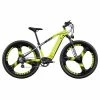 CYSUM CM520 Electric Mountain Bike 29*2.1 Inch Chaoyan Tire 500W Brushless Motor 35-40Km/h Max Speed 48V 14Ah LG Removable Battery Shimano 7 Speed 50-70KM Range Dual Disc Brakes - Green -Sports Shop CYSUM CM520 Electric Bike 48V 500W Motor Black Blue 513296 0