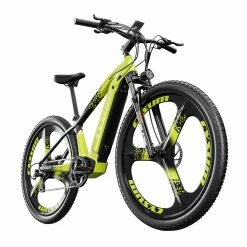CYSUM CM520 Electric Mountain Bike 29*2.1 Inch Chaoyan Tire 500W Brushless Motor 35-40Km/h Max Speed 48V 14Ah LG Removable Battery Shimano 7 Speed 50-70KM Range Dual Disc Brakes - Green -Sports Shop CYSUM CM520 Electric Bike 48V 500W Motor Black Blue 513296 2