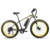 CYSUM M980 Fat Tire Electric Bike 48V 1000W Brushless Motor 17Ah Removable Battery for 50-70 Range - Black-Yellow -Sports Shop CYSUM M980 Fat Tire Electric Bike 48V 1000W Motor Black Yellow 498573 0
