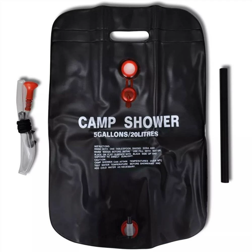 Camp Shower Solar Shower Outdoor Bath 20 L 2 pcs 4 Camp Shower Solar Shower Outdoor Bath 20 L 2 pcs - Image 2