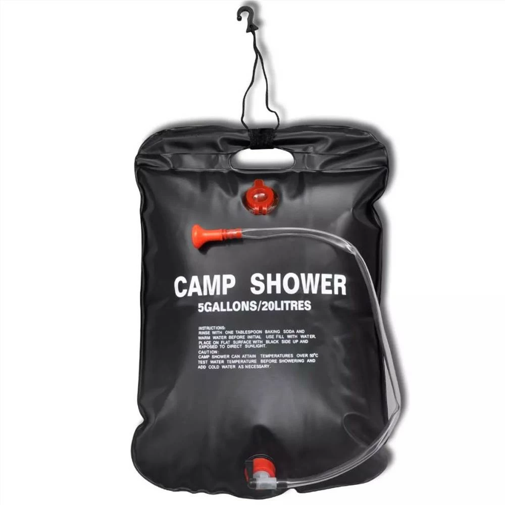 Camp Shower Solar Shower Outdoor Bath 20 L 2 pcs 5 Camp Shower Solar Shower Outdoor Bath 20 L 2 pcs - Image 3