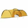 Camping Igloo Tent 650x240x190 cm 8 Person Yellow -Sports Shop Camping Igloo Tent 650x240x190 cm 8 Person Yellow 488296 0