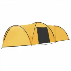 Camping Igloo Tent 650x240x190 cm 8 Person Yellow -Sports Shop Camping Igloo Tent 650x240x190 cm 8 Person Yellow 488296 4