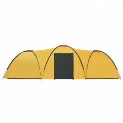 Camping Igloo Tent 650x240x190 cm 8 Person Yellow -Sports Shop Camping Igloo Tent 650x240x190 cm 8 Person Yellow 488296 5
