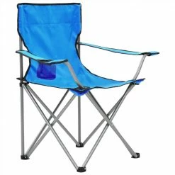 Camping Table and Chair Set 3 Pieces Blue -Sports Shop Camping Table and Chair Set 3 Pieces Blue 490842 3