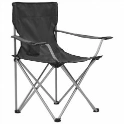 Camping Table and Chair Set 3 Pieces Grey 10 Camping Table and Chair Set 3 Pieces Grey -Sports Shop Camping Table and Chair Set 3 Pieces Grey 487154 2