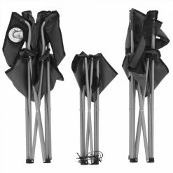 Camping Table and Chair Set 3 Pieces Grey 13 Camping Table and Chair Set 3 Pieces Grey -Sports Shop Camping Table and Chair Set 3 Pieces Grey 487154 5