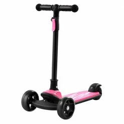 Kick Scooter Glide Scooter with Extra Wide PU Light-Up Wheels and 4 Adjustable Heights for Children from 3-12 Pink -Sports Shop Children Scooter Pink 426992 3