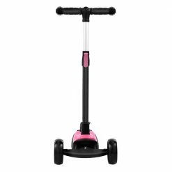 Kick Scooter Glide Scooter with Extra Wide PU Light-Up Wheels and 4 Adjustable Heights for Children from 3-12 Pink -Sports Shop Children Scooter Pink 426992 4