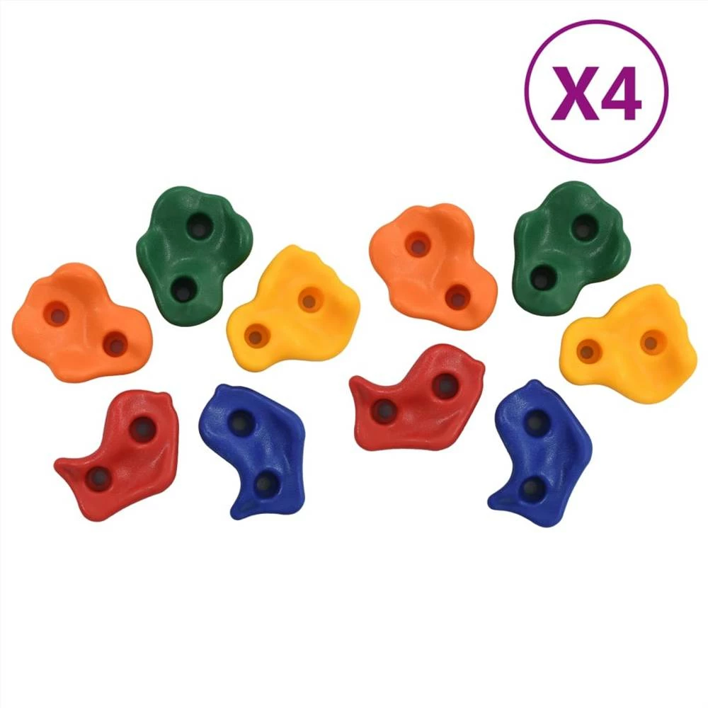 Climbing Stones 40 pcs PE Multicolour 3 Climbing Stones 40 pcs PE Multicolour