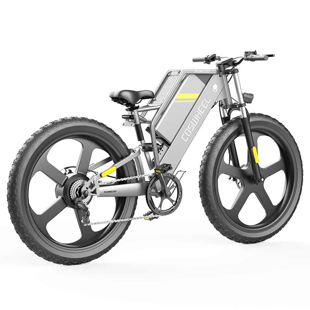 Coswheel T26 E-bike All-terrain Bike 750W Motor 48V 25Ah Battery 90-130 Range 45kmh Max Speed Space Grey 5 Coswheel T26 E-bike All-terrain Bike 750W Motor 48V 25Ah Battery 90-130 Range 45kmh Max Speed Space Grey - Image 3