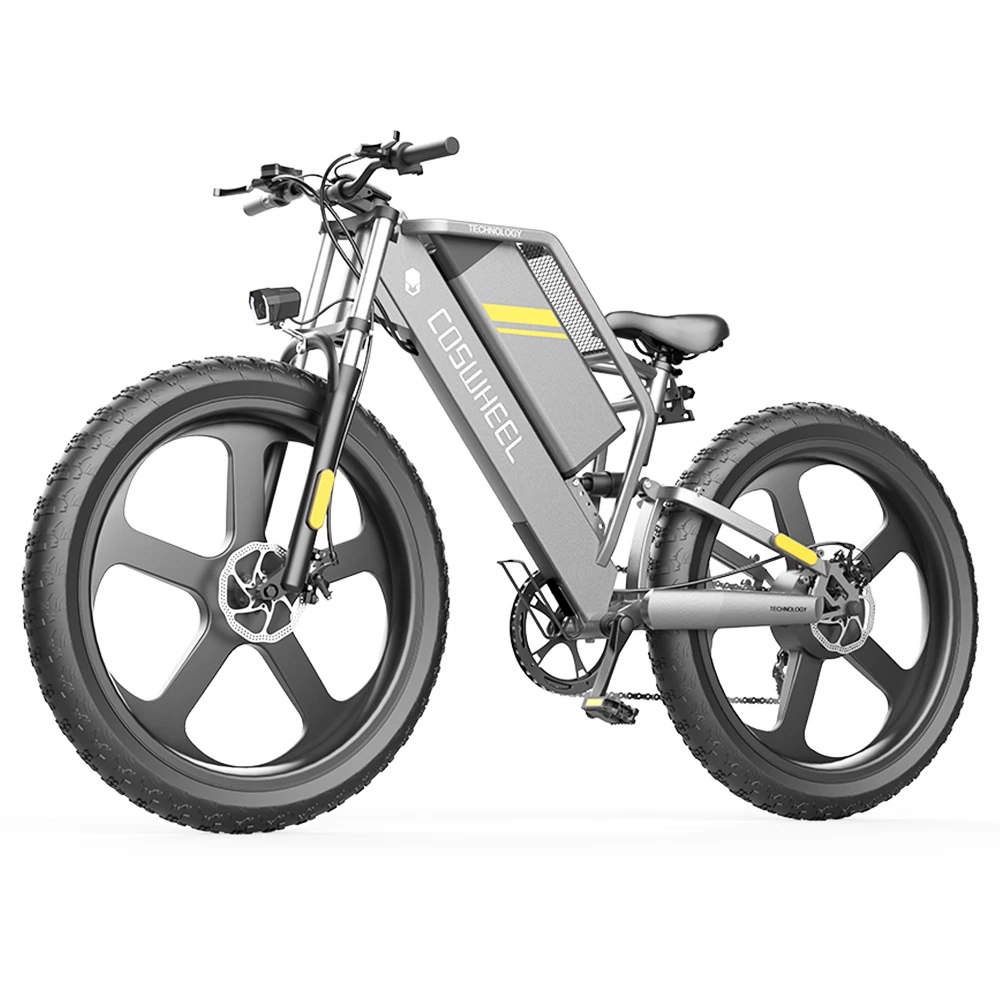 Coswheel T26 E-bike All-terrain Bike 750W Motor 48V 25Ah Battery 90-130 Range 45kmh Max Speed Space Grey 6 Coswheel T26 E-bike All-terrain Bike 750W Motor 48V 25Ah Battery 90-130 Range 45kmh Max Speed Space Grey - Image 4