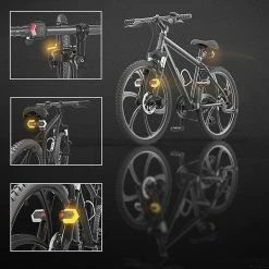 Cycling Wireless Turning Signal Light Visible Day and Night USB Charging for Bike, Electric Bycicle and Scooter -Sports Shop Cycling Wireless Turning Signal Light for Bycicle and Scooter 498284 3