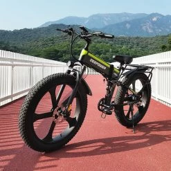 DEEPOWER H26 Pro (GR26) Electric Bike 26*4.0 Inch Fat Tire 48V 1000W Motor 17.5Ah Battery 60Km/h Max Speed Shimano 7 Speed Gear 150KG Load 11 DEEPOWER H26 Pro (GR26) Electric Bike 26*4.0 Inch Fat Tire 48V 1000W Motor 17.5Ah Battery 60Km/h Max Speed Shimano 7 Speed Gear 150KG Load -Sports Shop DEEPOWER H26Pro GR26 Electric Bike 26 4 0 inch Tire 518442 4