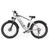 DUOTTS F26 Electric Mountain Bike 750W*2 Dual Motors 48V 20Ah LG Battery 26*4.0 Inch Fat Tires 55Km/h Max Speed 55 Degree Climbing Smart LCD Display Dual Disc Brakes Front Shock Absorption 150KG Max Load 100KM Range - Silver